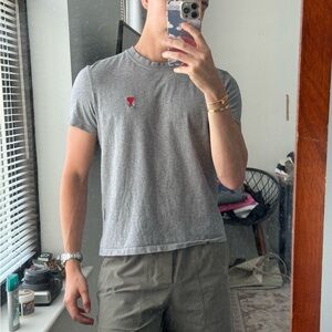 AMI T-Shirt Grey Size Medium